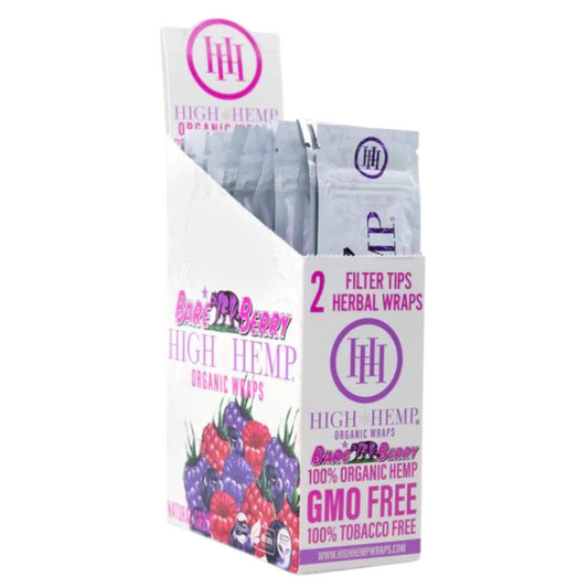 Caja High Hemp Wraps Bare Berry