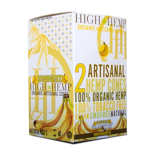 Caja High Hemp Conos Bananagoo