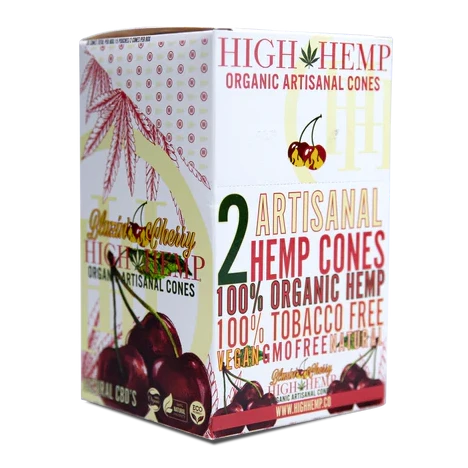 Caja High Hemp Conos Blazin Cherry