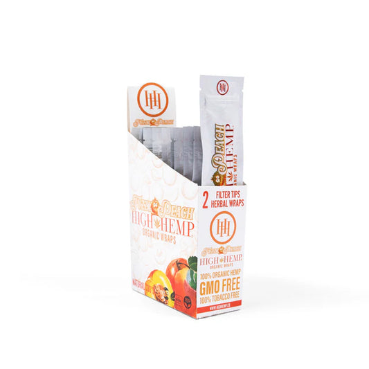 Caja High Hemp Wraps Fuzzy Peach