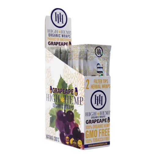 Caja High Hemp Wraps Grapeape