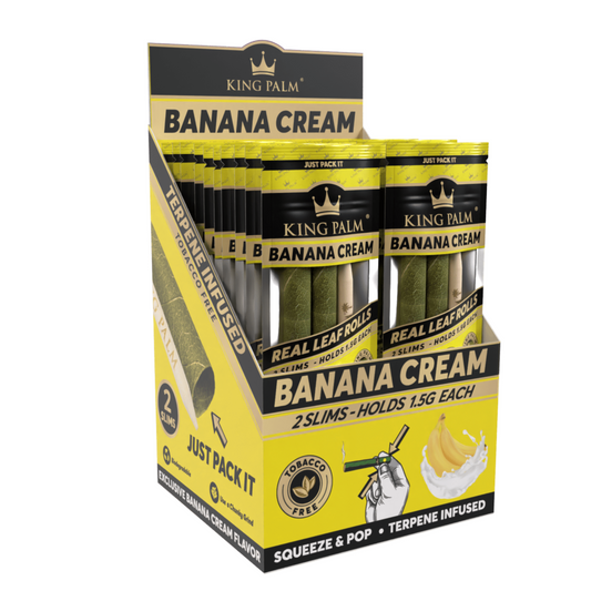 Caja King Palm 2x Slim Banana Cream