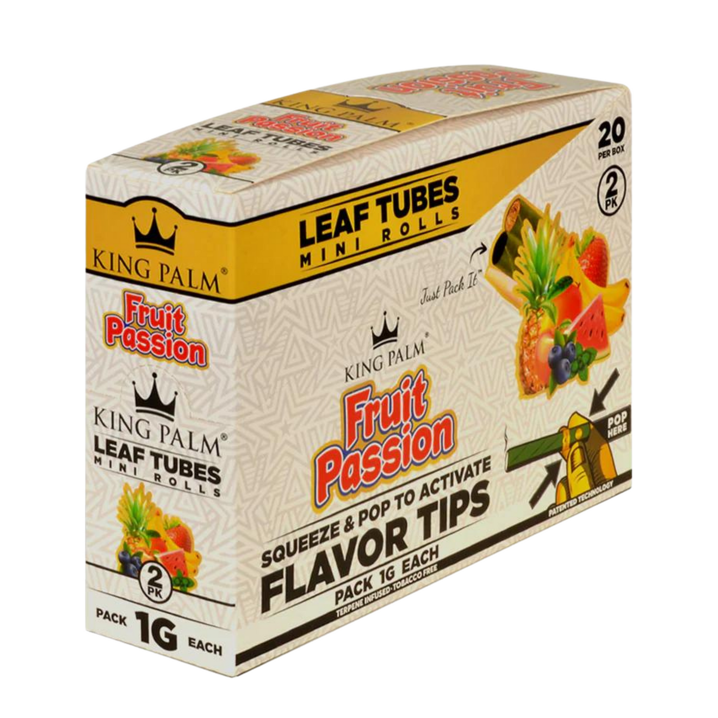 Caja King Palm 2x Mini Fruit Passion