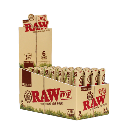 Caja RAW 6x Conos Organic 1 1/4